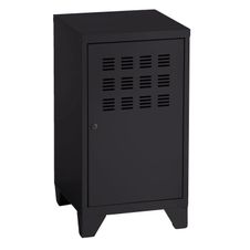 Casier de bureau avec pieds - 74 x 40 x 40 cm - noir