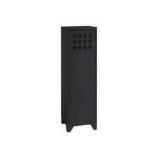 Casier de bureau avec pieds - 133 x 40 x 40 cm - noir