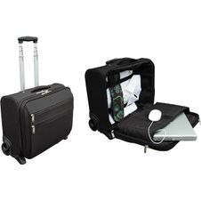 Clementina Frog Traveller l - Valisette trolley multipoches - noir