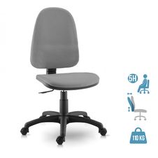 Fauteuil de bureau TORINO - accoudoirs en option - Gris
