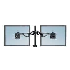 Fellowes Professional Series - Bras porte-écran double jusqu'à 26" - angle et hauteur ajustable