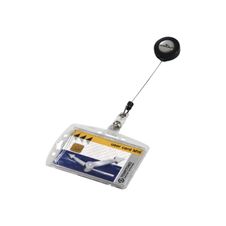 Durable - 10 Portes badge de nom avec enrouleur - 54 x 85 mm - 1 carte