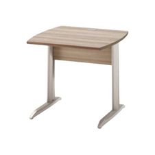 Bureau JAZZ+ - 80 cm - Pieds métal - Chêne gris