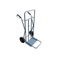 Chariot manuel - double bavette - roues gonflables