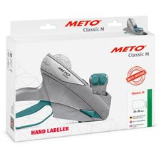 METO Proline - Etiqueteuse 2 lignes - fourni avec 1000 étiquettes blanches 26 x 16 mm