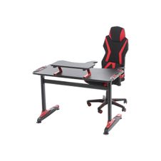 Bureau Gamer PEXER - noir et rouge
