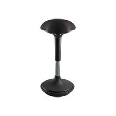 Siege technique MOOVE - tabouret assis-debout ergonomique - hauteur réglable jusqu'à 89 cm - noir