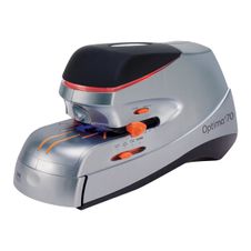 Rapid Optima 70 - Agrafeuse électrique - capacité de 70 feuilles - noir/argent