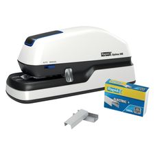 Rapid Optima 20 - Agrafeuse électrique - capacité de 20 feuilles - agrafes Optima HD56