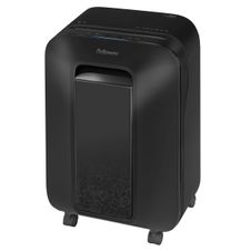 Fellowes Powershred LX201 - destructeur de documents coupe croisée microparticules - 12 feuilles - Corbeille 22 litres - noir