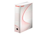 Esselte - 25 Boîte d'archives - 100 mm - A4 - blanc