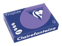 Clairefontaine Trophée - Papier couleur - A4 (210 x 297 mm) - 160 g/m² - Ramette de 250 feuilles - violet