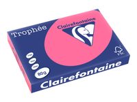 Clairefontaine Trophée - Papier couleur - A3 (297 x 420 mm) - 80 g/m² - Ramette de 500 feuilles - rose fuchsia