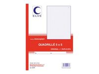 ELVE - Manifold quadrillé 5x5 - 50 dupli - A4