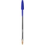 BIC Cristal - Stylo à bille - bleu - 1 mm - pointe moyenne