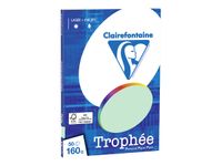 Clairefontaine Trophée - Papier couleur - A4 (210 x 297 mm) - 160 g/m² - Ramette de 50 feuilles - vert