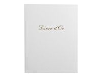 Exacompta Balacron - Livre d'or 26 x 22 cm - 100 pages - blanc