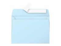 Pollen - 20 Enveloppes - 114 x 162 mm - 120 g/m² - bleu