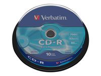 Verbatim - 10 x CD-R - 700 Mo (80 min) 52x - spindle