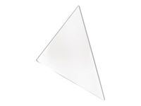 Biella - 6 pochettes d'angle autocollante - 170 x 170 mm - transparent