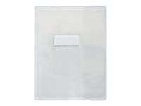 Oxford - Protège cahier sans rabat - 17 x 22 cm - Cristal Luxe - incolore