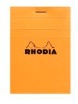 Rhodia - Bloc notes - 7,4 x 10,5 cm - 80 pages - petits carreaux - 80g