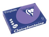 Clairefontaine Trophée - Papier couleur - A4 (210 x 297 mm) - 120 g/m² - Ramette de 250 feuilles - violet