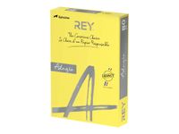 Rey Adagio - Papier couleur - A4 (210 x 297 mm) - 80 g/m² - Ramette de 500 feuilles - jaune
