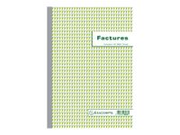 Exacompta - 5 Manifolds Carnets de factures - 50 dupli - A4