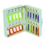 Solveig - Armoire à clés - 20 crochets - acier gris clair