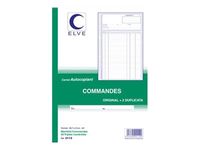 ELVE - Manifold Carnet de commandes - 50 tripli - A4