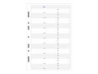 Exacompta Exatime 21 - Recharge pour organiseur - carnet d'adresses/téléphones - 14,2 x 21 cm