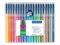 Staedtler triplus - 20 Feutres - couleurs assorties