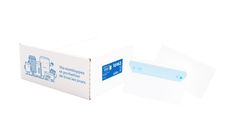 La Couronne - 500 Enveloppes DL 110 x 220 mm - 80 gr - sans fenêtre - blanc - bande auto-adhésive