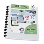 Viquel Geode - Porte vues personnalisable à pochettes repositionnables - 60 vues - A4 - blanc