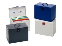 Esselte - Classeur ménager en métal (valisette) avec 5 dossiers suspendus - disponible dans différentes couleurs