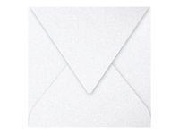 Pollen - 20 Enveloppes - 165 x 165 mm - 120 g/m² - blanc irisé