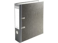 Exacompta - Classeur à levier - Dos 70 mm - A4 - pour 550 feuilles - gris marbré avec dos gris