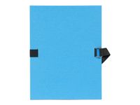 Exacompta - Chemise à sangle - bleu