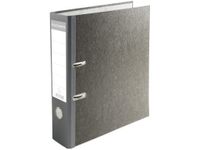 Exacompta - Classeur à levier - Dos 80 mm - A4 - pour 600 feuilles - gris marbré