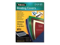 Fellowes - 100 couvertures à reliure A4 (21 x 29,7 cm) - 250 g/m² - bleu royal