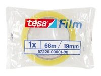 Tesa - Ruban adhésif transparent - 19 mm x 66 m