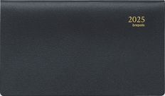 Agenda de poche spiralé Accent Genova - 1 semaine sur 2 pages à l'horizontal - 8,9 x 16 cm - Brepols