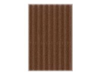 Clairefontaine - Carton ondulé - rouleau de 70 x 50 cm - 300 g/m² - chocolat
