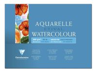 Clairefontaine Etival - Bloc de papier aquarelle grain torchon - 25 feuilles 30 x 40 cm - 200 g/m²