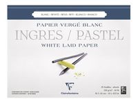 Clairefontaine Ingres Pastel - Bloc de papier dessin - 25 feuilles 30 x 40 cm - 130 g/m²