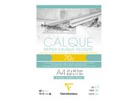 Clairefontaine Fine Arts - Bloc papier à dessin calque - 50 feuilles - A4 - 70G