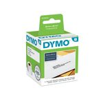 Dymo LabelWriter Address  - Ruban d'étiquettes auto-adhésives - 2 rouleaux de 130 étiquettes (28 x 89 mm) - fond blanc écriture noire