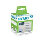 Dymo LabelWriter - Ruban d'étiquettes auto-adhésives - 1 rouleau de 220 étiquettes (50 x 12 mm) - fond blanc écriture noire