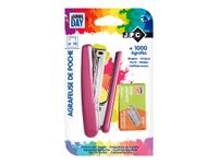 JPC - Agrafeuse de poche + 1000 agrafes 